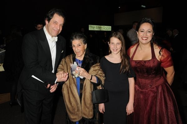 Phillip Cokorinos, Licia Albanese, Leah Lane and Kristin Sampson Photo